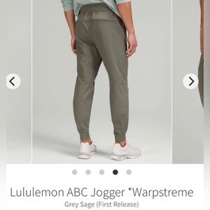 Lululemon ABC Jogger *Warpstreme